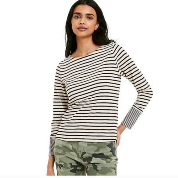 Nili Lotan X Target Stripe Boat Neck Top - Picture 1 of 7